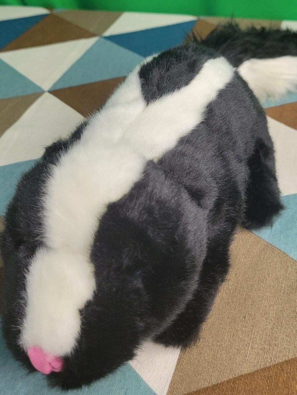 Fluff & Tuff Black & White Plush Skunk Stuffed Animal Soft Cuddly Toy Plushie
